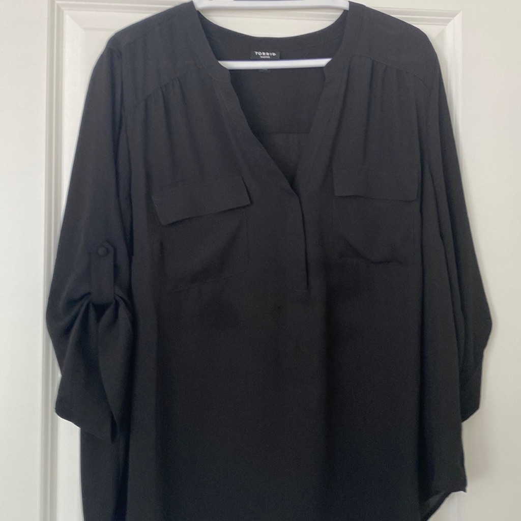 Lightweight Black Blouse.